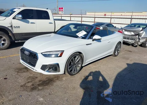 2024 Audi A5 Cabriolet Premium Plus 45 Tfsi S Line Quattro S Tronic z USA, uszkodzony, nr VIN WAU4AGF56RN001189